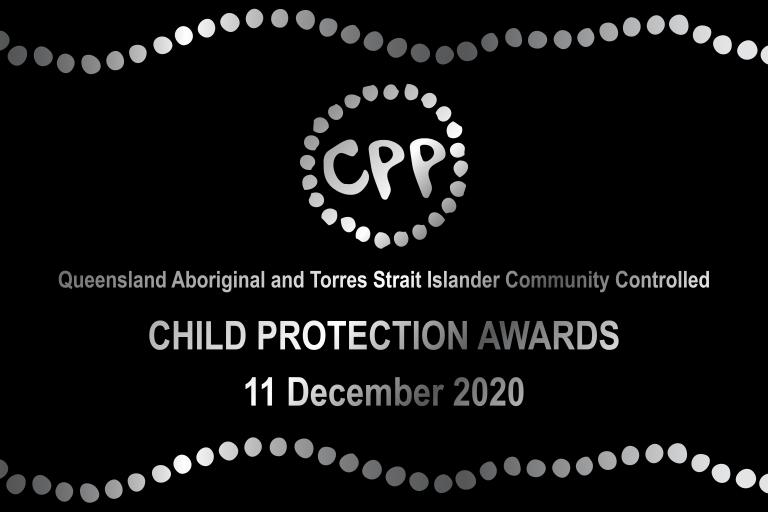 Queensland Aboriginal and Torres Strait Islander Child Protection Peak (QATSICPP) logo representing child protection and family wellbeing in Queensland