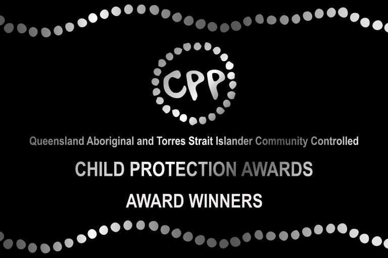 Queensland Aboriginal and Torres Strait Islander Child Protection Peak (QATSICPP) logo representing child protection and family wellbeing in Queensland