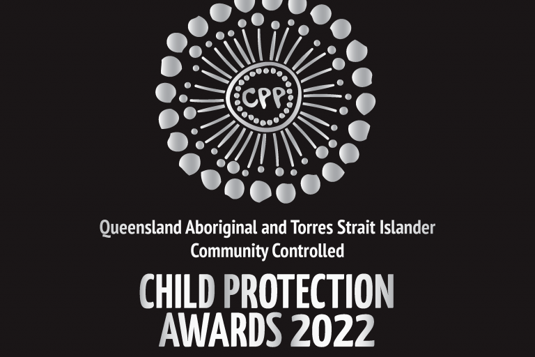 Queensland Aboriginal and Torres Strait Islander Child Protection Peak (QATSICPP) logo representing child protection and family wellbeing in Queensland